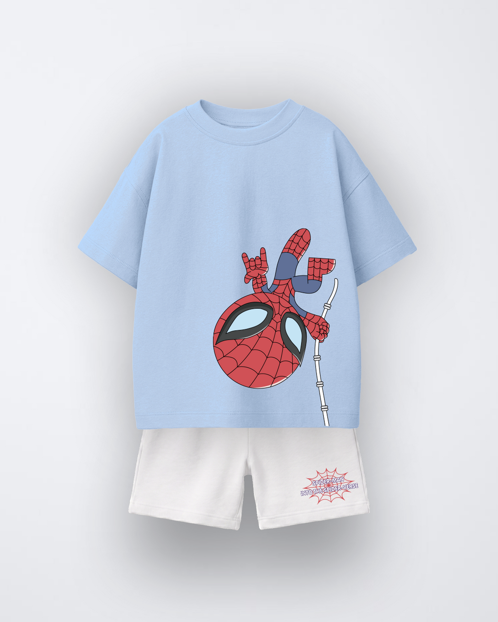 SPIDER-MAN INTO THE SPIDER-VERSE T-SHIRT AND SHORTS SET