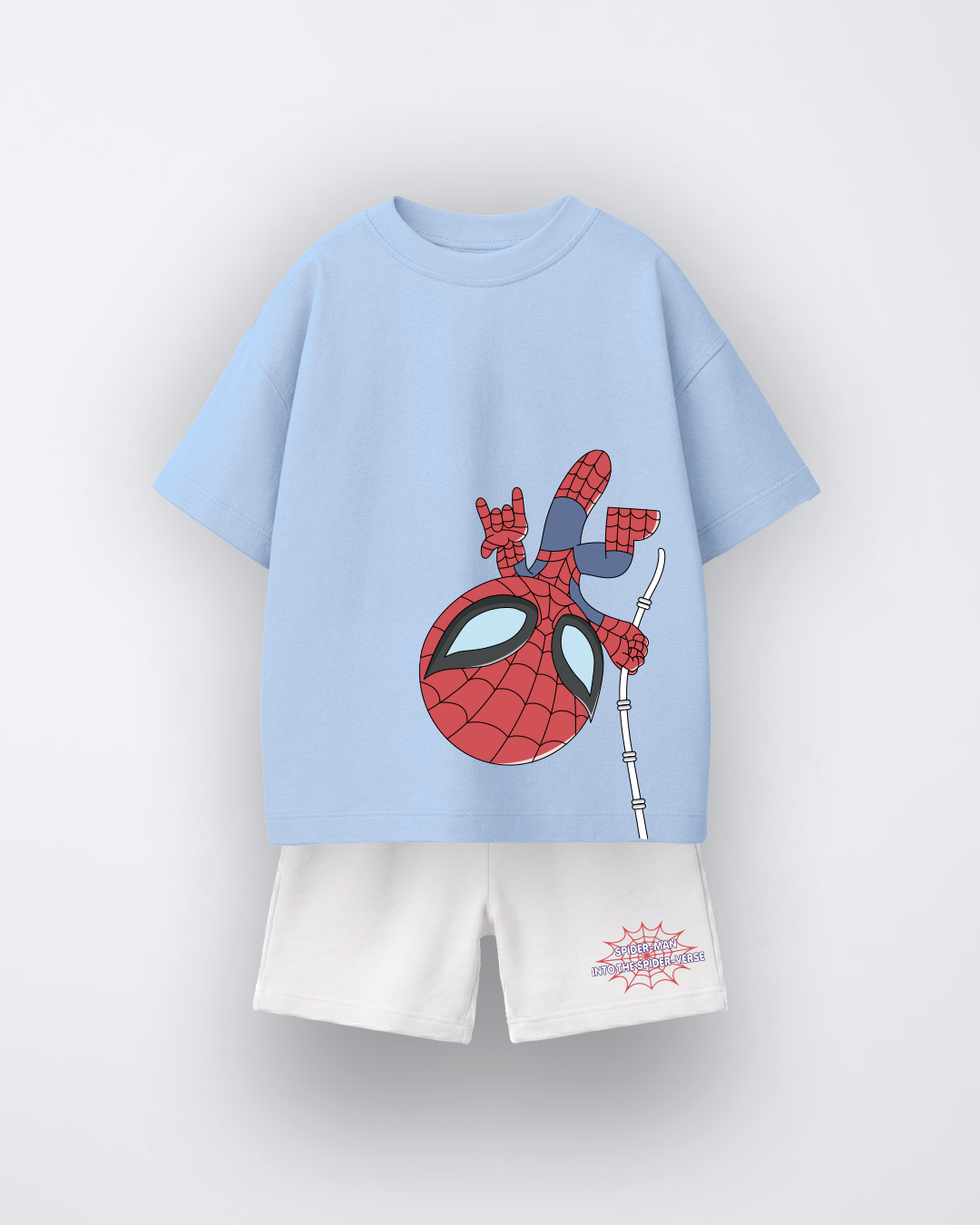 SPIDER-MAN INTO THE SPIDER-VERSE T-SHIRT AND SHORTS SET
