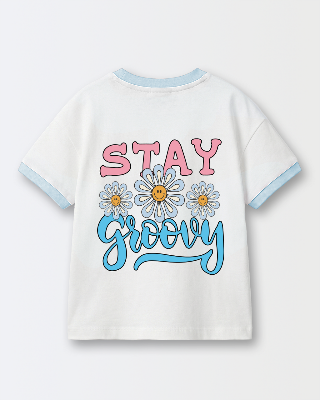 STAY GROOVY RINGER TEE