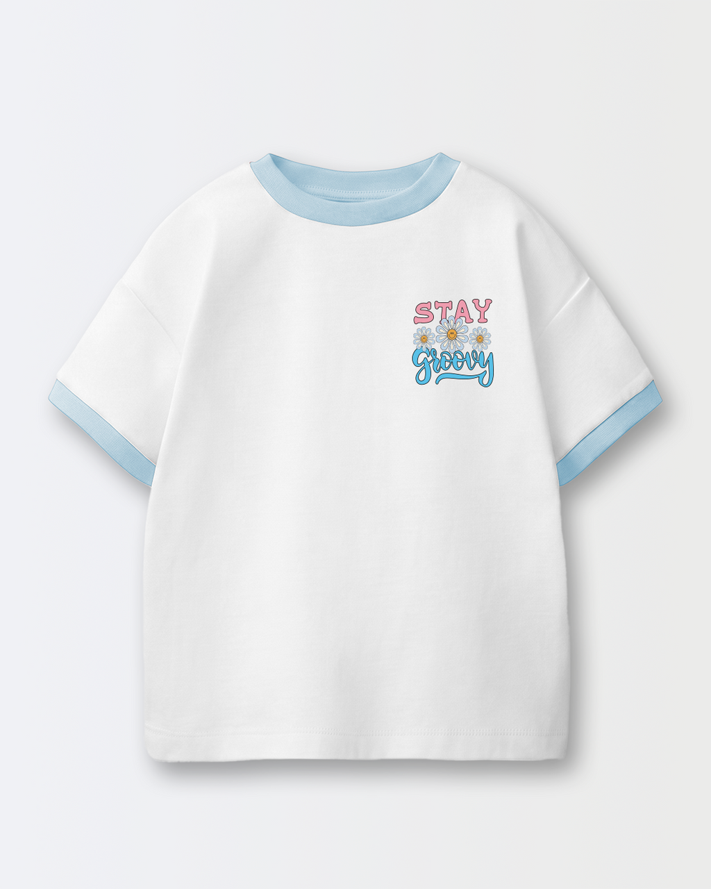 STAY GROOVY RINGER TEE