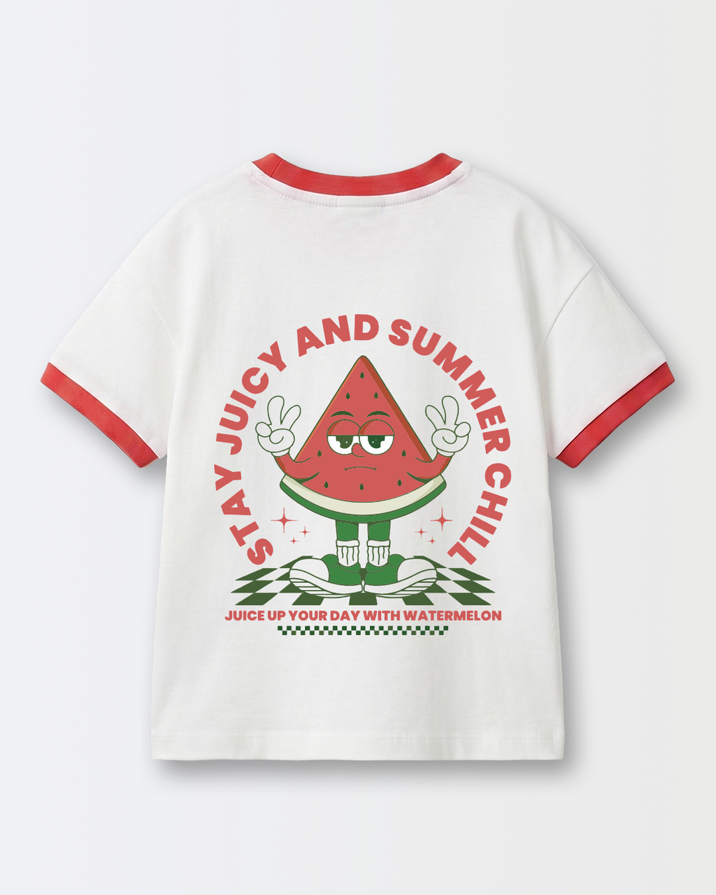 JUICE UP WATERMELON RINGER TEE
