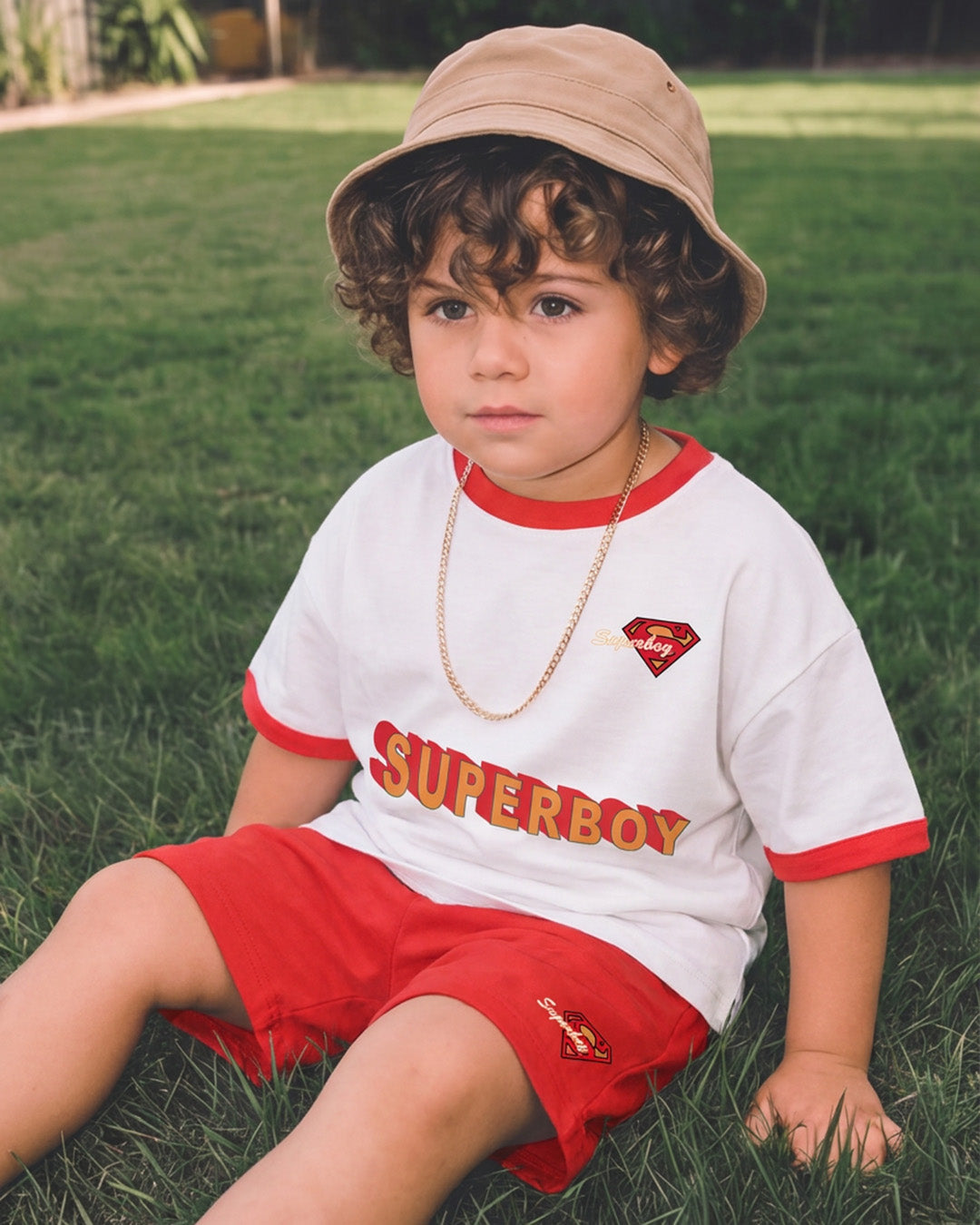 SUPER BOY T-SHIRT AND SHORTS SET