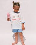 TEDDY BEAR X HELLO KITTY T-SHIRT AND SHORTS SET